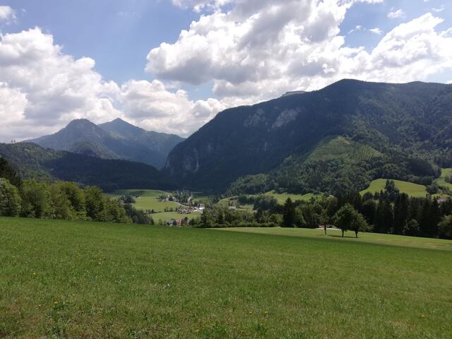 Blick auf Palfau und Richtung Hochschwab | Foto: Veronika Frank