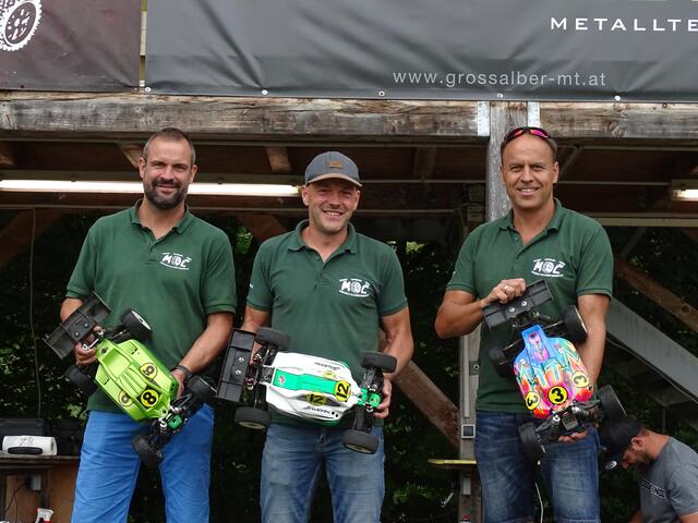 Obmann-Stellvertreter Jürgen Kappl, Obmann Bernhard Wagner und Kassier Gerhard Rumpl | Foto: Simon Glösl