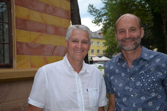 GR Adi Lackner und Parteifreund Josef Fritzer