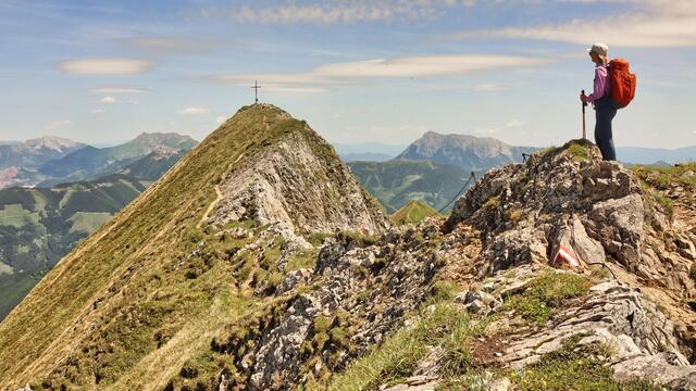 Die letzten Meter bis zum Zeiritzkampel, das Ziel fest vor Augen. | Foto: Weges OG