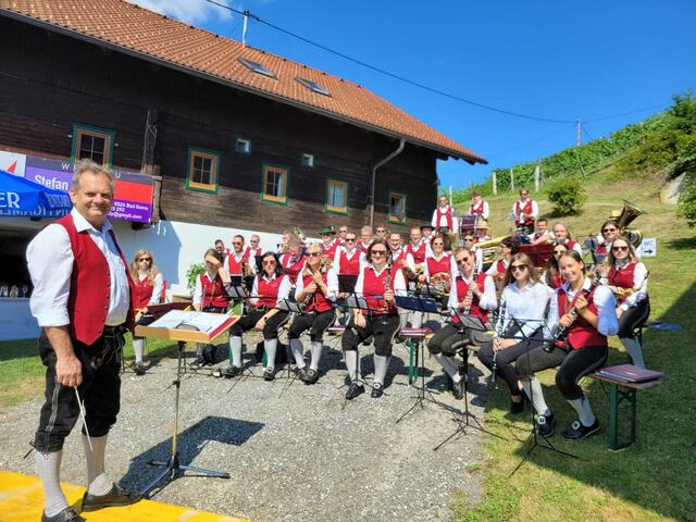 Die Marktmusikkapelle Bad Gams sorgte für die musikalische Umrahmung. | Foto: Sigrid Lederer