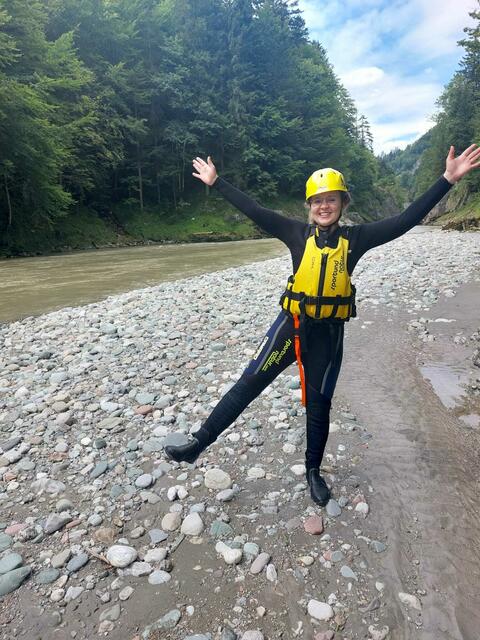 Für die BezirksBlätter-Redakteurin Johanna Bamberger ging es kürzlich in "wilde Gewässer". | Foto: Josef Bamberger