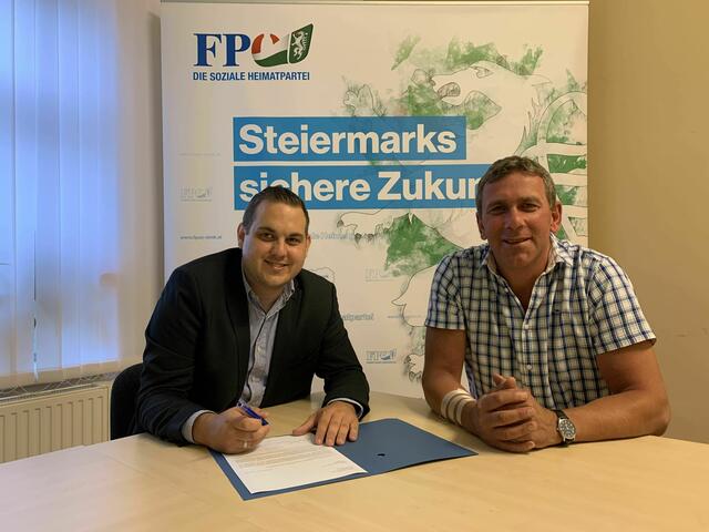 Philipp Könighofer und Arnd Meißl. | Foto: FPÖ Bruck-Mürzzuschlag