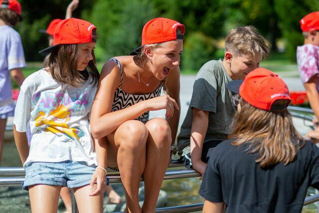 Viel Spaß und Spiel erwarten ukrainische Kinder und Jugendliche bei den Jugenrotkreuz-Erlebniswochen. | Foto: Rotes Kreuz Salzburg