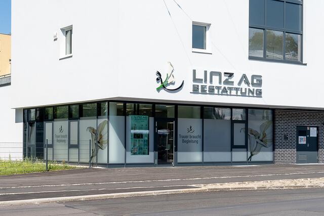 Das neue Aufnahmebüro der Linz AG Bestattung befindet sich in der Wiener Straße 394. | Foto: Linz AG/grox