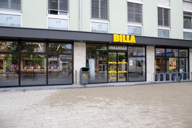 Die Außenansicht des BILLA Marktes in Baden. | Foto: BILLA / Harson