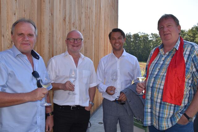 Gemütliche Runde: Gerhard Horn, Hans Kilger, Bernd Loranth und Horst Horvath | Foto: Michael Strini