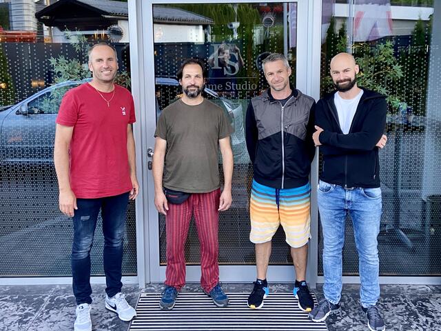 Cornel Hofer-Bräuer, David Scharpf, Julian Hutter, Wolfgang Schwarzbach | Foto: CJUW/Hofer-Bräuer Cornelius