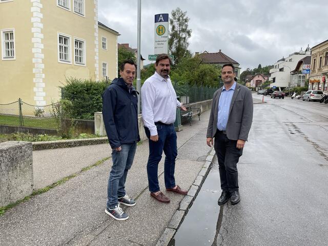 Vizebürgermeister Andreas Kirnberger, Bürgermeister Stefan Steinbichler und Bauamtsdirektor Nilolaj Hlavka. | Foto: Marlene Trenker