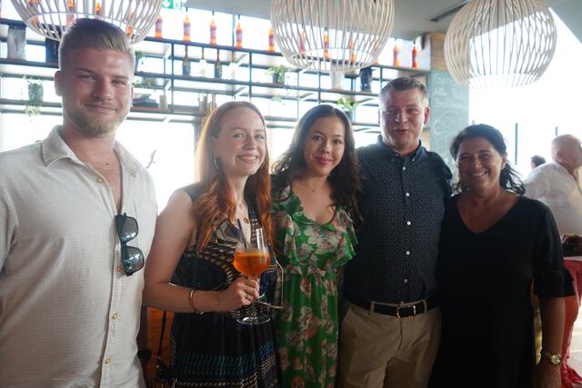 Erika und Hannes Pillinger aus Mönchhof, Annabell Pillinger, Christina Krikler, Christopher Horvath | Foto: Andrea Glatzer