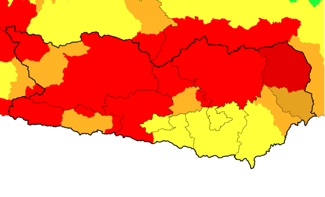 Warnungen in grafischer Darstellung | Foto: UWZ Österreich