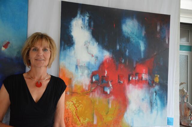 Maria Sandner experimentiert mit Farben und Formen