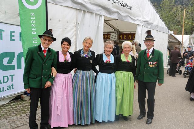 Der Trachtenverein "d' Goastona" war ebenfalls stark vertreten. 
