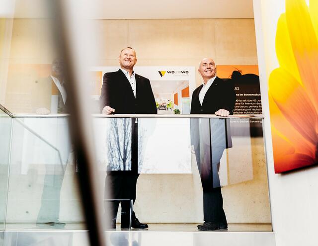 Präsentieren sechs neue Konzepte: Wolfgang Kuss und Alexander Foki von "WoundWo". | Foto: Woundwo
