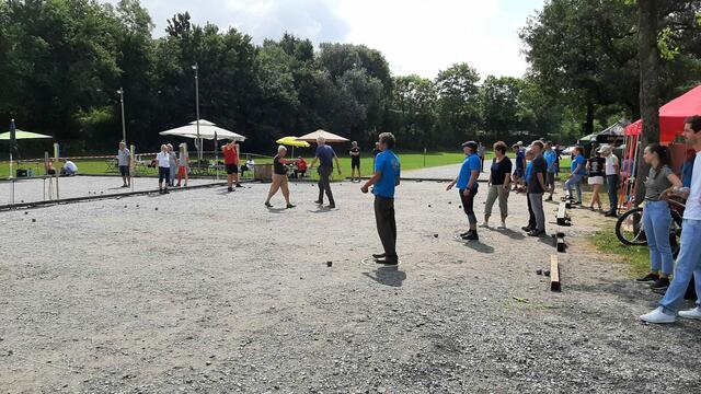51 Mannschaften nahmen heuer beim zweiten „Kranzling Open“ am Samstag des letzten Juliwochenendes teil. Am Sonntag fanden die Österreichmeisterschaften im Einzel statt. | Foto:  SV Petanque Haslach