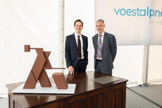 Die beiden neuen Geschäftsführer  Rupert Rotter-Stocker und Jörg Wagner. | Foto: voestalpine