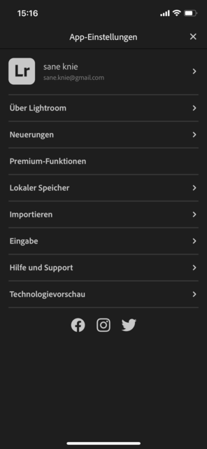 Mit unserem App-Tipp der Woche "Lightroom" können auf hohem Niveau Fotos bearbeitet werden. Lightroom gibt es kostenlos für IOS und Android. In-App-Käufe ermöglichen weitere Funktionen. | Foto: Screenshot