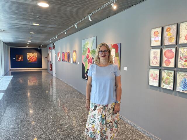 Kuratorin der Ausstellung, Elisabeth Kreuzhuber | Foto: Schrefl