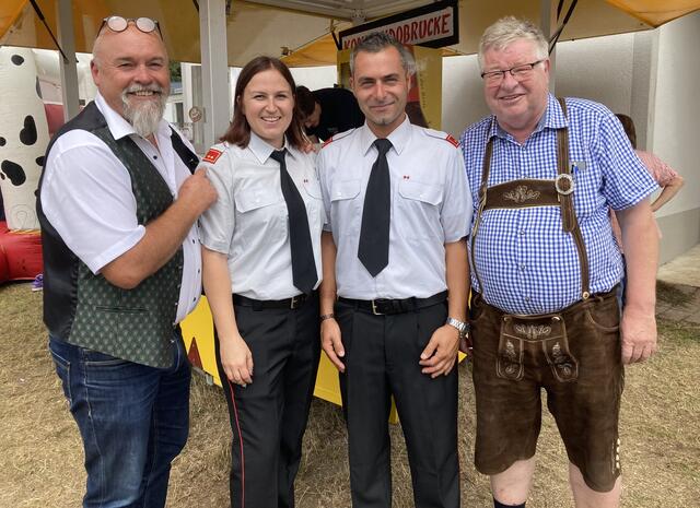 Gerald Grebenjak, Katja Sablatnig, Benjamin Dischovnik und Martin Dobrounig