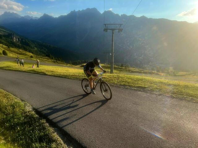 Mit einer Zeit von 45:02 min. holte sich die Außerfernerin Julia Sörgel den Sieg in Ischgl. | Foto: privat