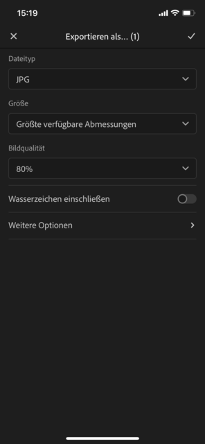 Mit unserem App-Tipp der Woche "Lightroom" können auf hohem Niveau Fotos bearbeitet werden. Lightroom gibt es kostenlos für IOS und Android. In-App-Käufe ermöglichen weitere Funktionen. | Foto: Screenshot