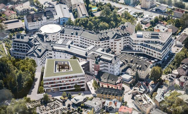 Das Krankenhaus in Schwarzach ist das Größe im Salzburger Innergebirg. | Foto: Kardinal Schwarzenberg Klinikum GmbH