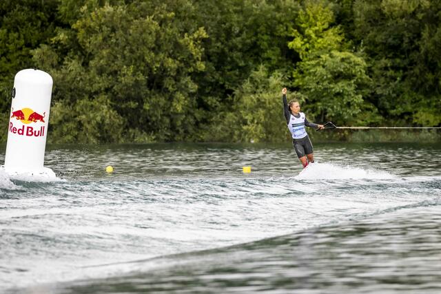 Giannina Bonnemann beim World Waterski Open Fischlham 2021. | Foto: Alex Schwarz