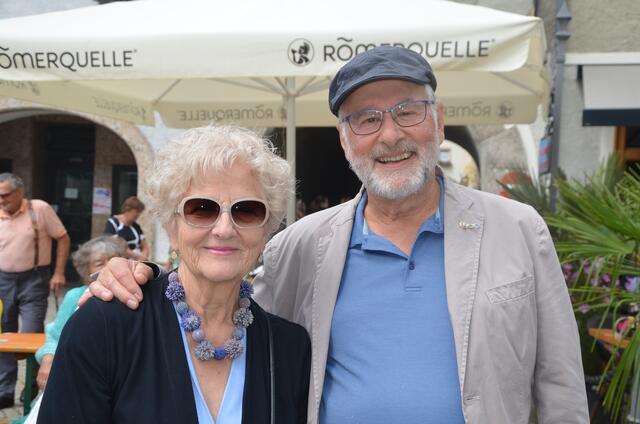 Gerhild und Josef Gracher genießen die Klangvielfalt