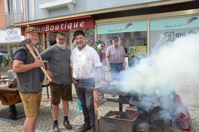 Die Schmiede Markus und Emanuel Pirker sowie Adolf Leitner
