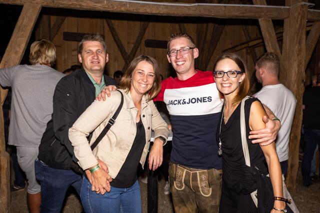 Dietmar, Elisabeth, Martin und Daniela waren auch am Hofspektakel vertreten.