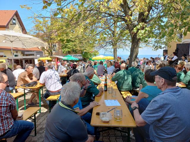 Rekordbesuch beim diesjährigen ÖKB Kitzeck Sommerfrühschoppen. | Foto: Ruprechter