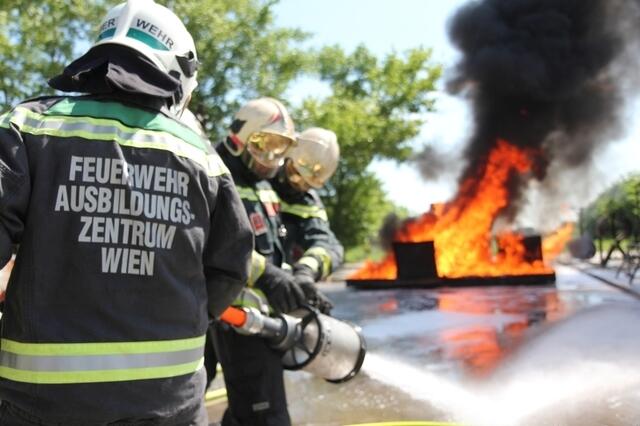 Die Wiener Berufsfeuerwehr konnte den Brand beim Riverside schnell löschen (Symbolfoto). | Foto: MA 68