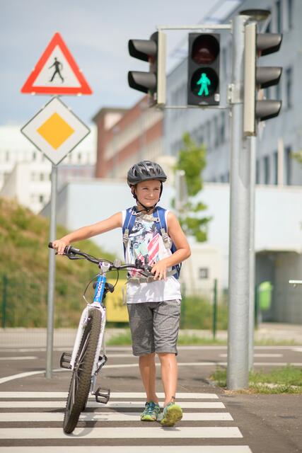 Gut geschult und mit der richtigen Ausrüstung am Schulweg. | Foto: ÖAMTC