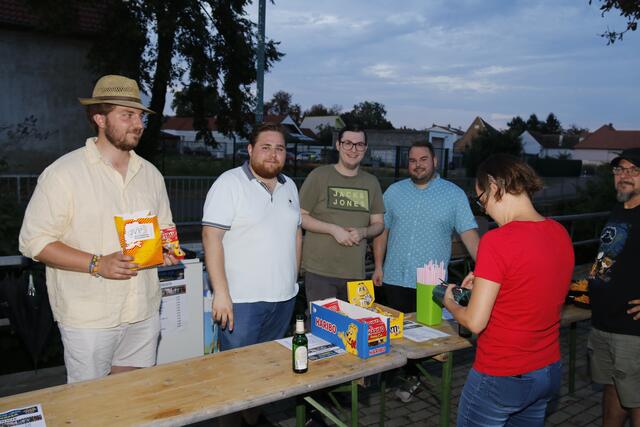 Das JVP Team rund um Andreas Feiler, Thomas Haffer, Thomas Rapp und Patrick Kerschbaum versorgten die zahlreichen Gäste (v.l.) | Foto: JVP Mattersburg-Walbersdorf