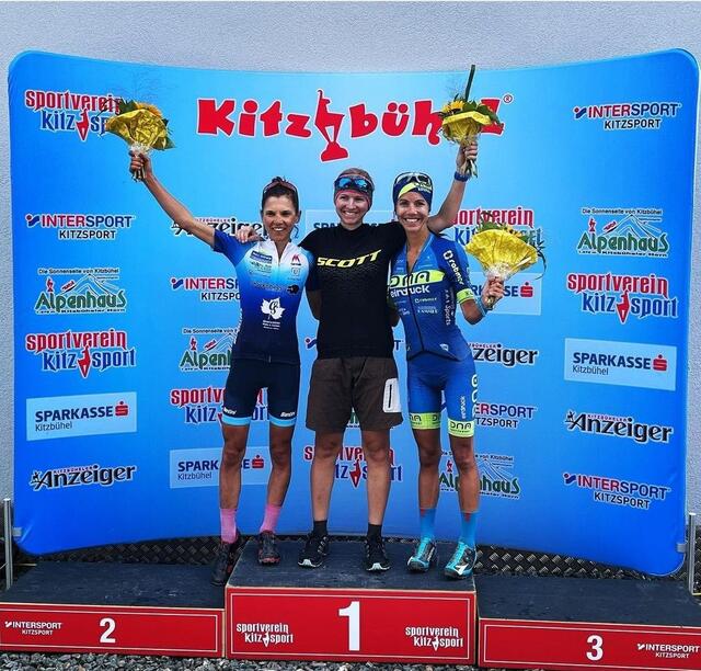 Mit ihrem Sieg beim MTB-Rennen auf den Hahnenkamm sorgte Julia Sörgel für einen neuen Streckenrekord. | Foto: privat