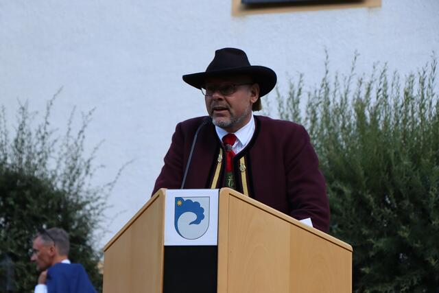 Musikbezirks-Obmann Florian Geiger. | Foto: Othmar Kolp