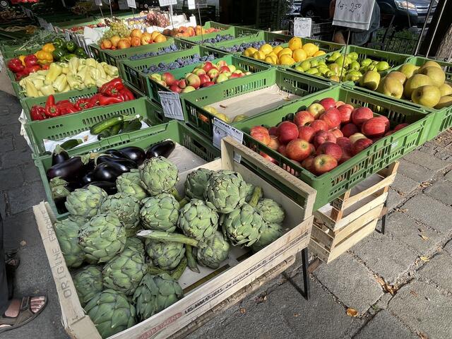 Donnerstag ist Markttag am Margaretenplatz. | Foto: B. Schuster