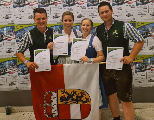 Das Vierercup Team aus dem Enns-Pongau freut sich über den tollen Erfolg. | Foto: LJ Enns-Pongau