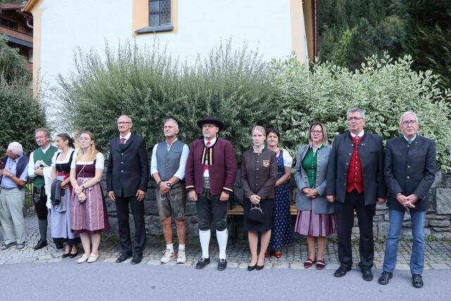Zahlreiche Ehrengäste waren beim Bezirksmusikfest 2022 im Kaunertal anwesend. | Foto: Othmar Kolp