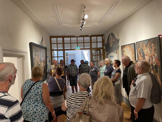 Klaus Wankmiller führte die interessierten Besucher durchs Museum.