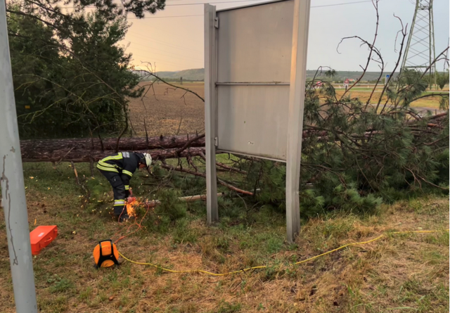 Die Feuerwehrleute waren Stunden im Einsatz. | Foto: FF Gedersdorf