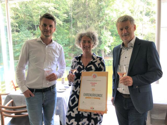 (V. l.) Andreas Höllinger, Johanna Eckl und Klaus Grad.
 | Foto: WKO Rohrbach