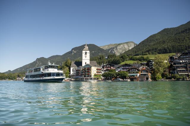 Die Zahl der Fahrgäste bei der Wolfgangseeschifffahrt legte um 25,5 Prozent zu.  | Foto: Salzburg AG Tourismus GmbH 