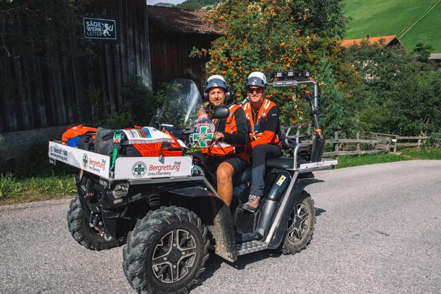 Die Bergrettung Gries/Obernberg machte das Schlusslicht | Foto: Pernsteiner