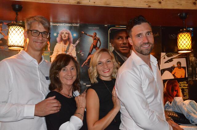 Hartmann-Connection: Simon, Helga, Stefanie und Sebastian.