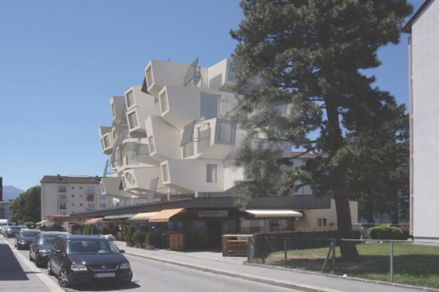 Überstülpbares Wohnen als Lösung der Wohnraumproblematik in Innsbruck. LA Achhorner fordert ernsthafte Diskussion über Ideen und Visionen. | Foto: Institut für Gestaltung, Uni IBK, Lift:up