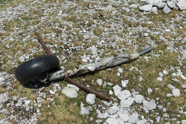 Was da wohl passiert ist? Fundstück in den Umgäng.  | Foto: Thomas Neuhold