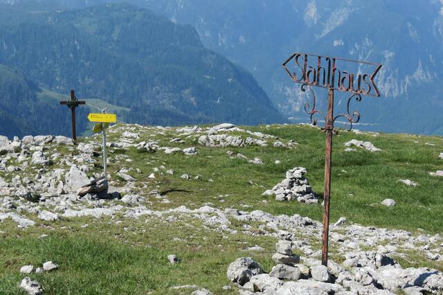 Abzweigung beim Jägerkreuz zum Stahlhaus.  | Foto: Thomas Neuhold