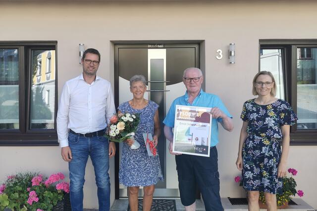 Bernhard Schuster, Ernst Schusterbauer aus Andrichsfurt mit Gattin und Maria Stockhammer. | Foto: Infotech