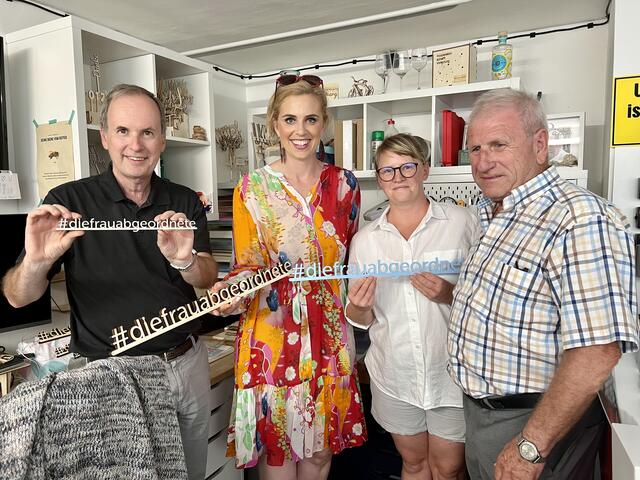 Erich Moser, Marlene Zeidler-Beck, Daniela Hübner, Franz Hruby | Foto: Laserlela